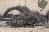 1648 PARIS. - La Passerelle sur le Canal de l'Ourcq. - The Footbridge on the Ourcq Canal.
